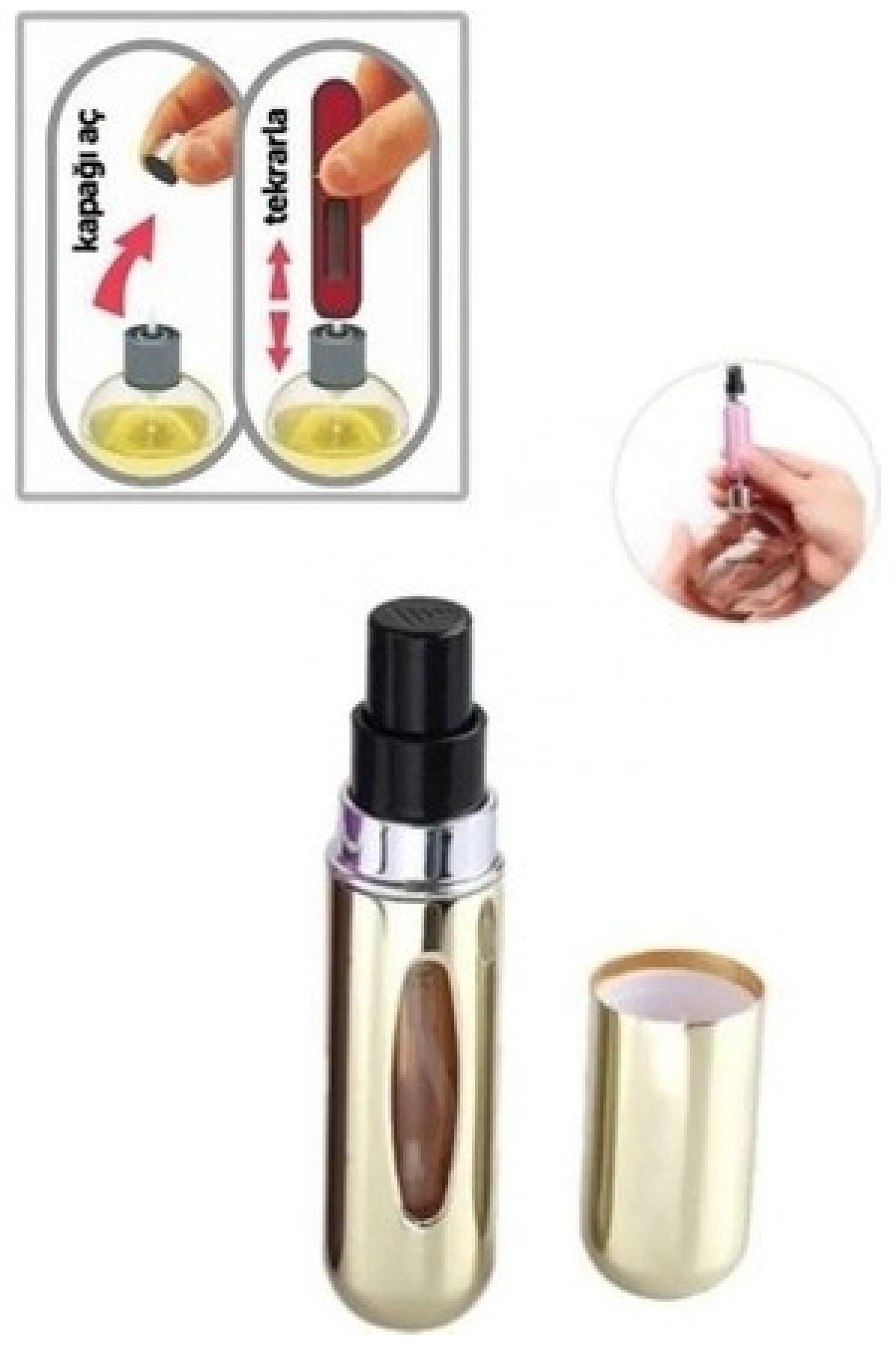 Lilya Home Gold Doldurulabilir Mini Parfüm Şişesi
