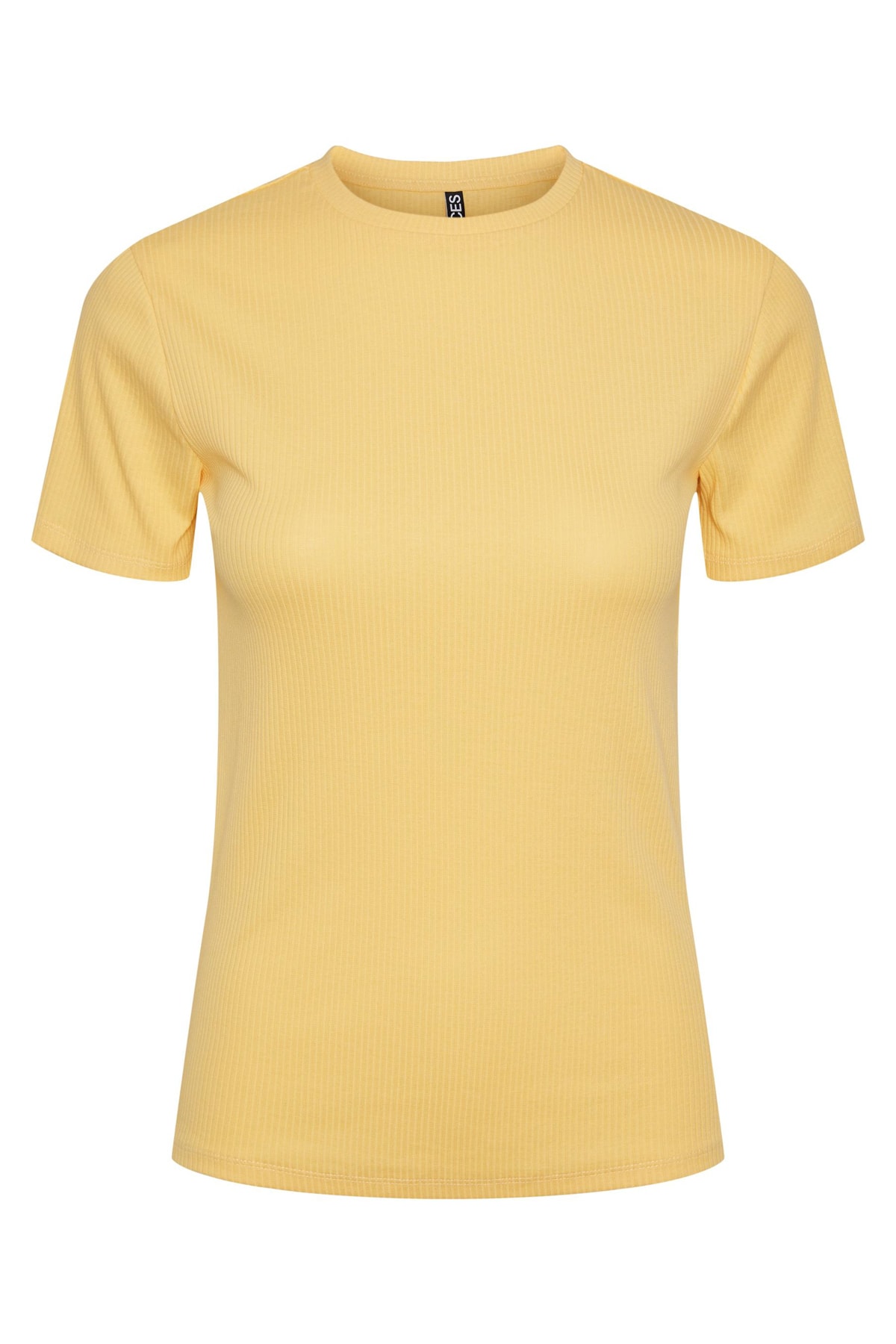 PIECES T-Shirt Gelb Regular Fit Fast ausverkauft