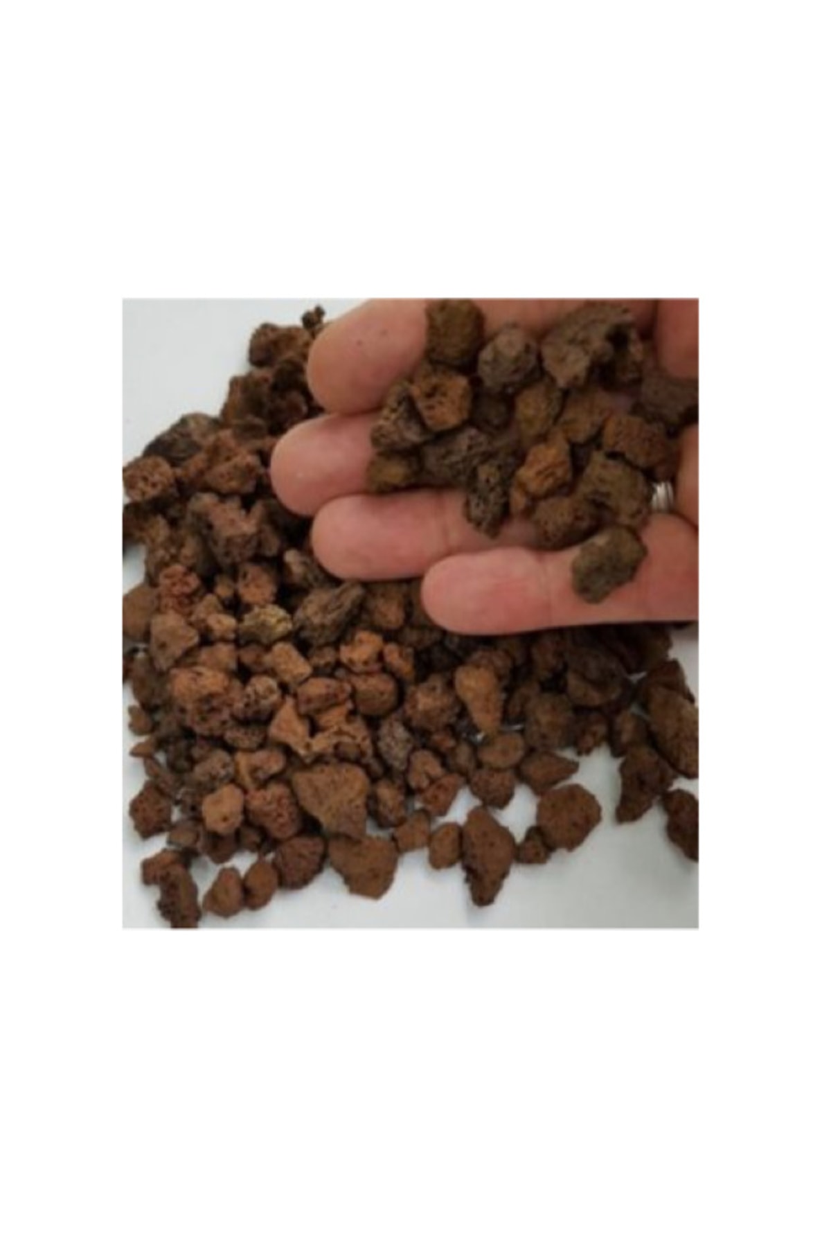 Pomza 20 Lt ( 8-16 Mm) Kırmızı Pomza Lav Taşı Curüf Tarım Pomzası Madeni Pomza Pomza Taşı Pomza 2