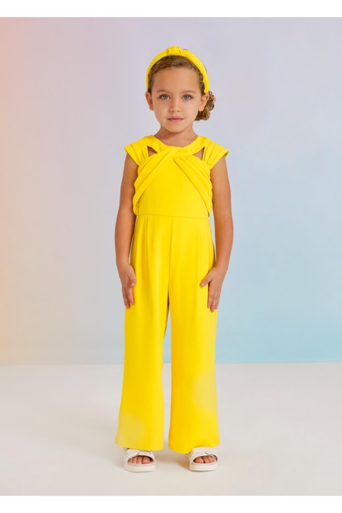 Abel Lula Crepe Girl s Jumpsuit Trendyol