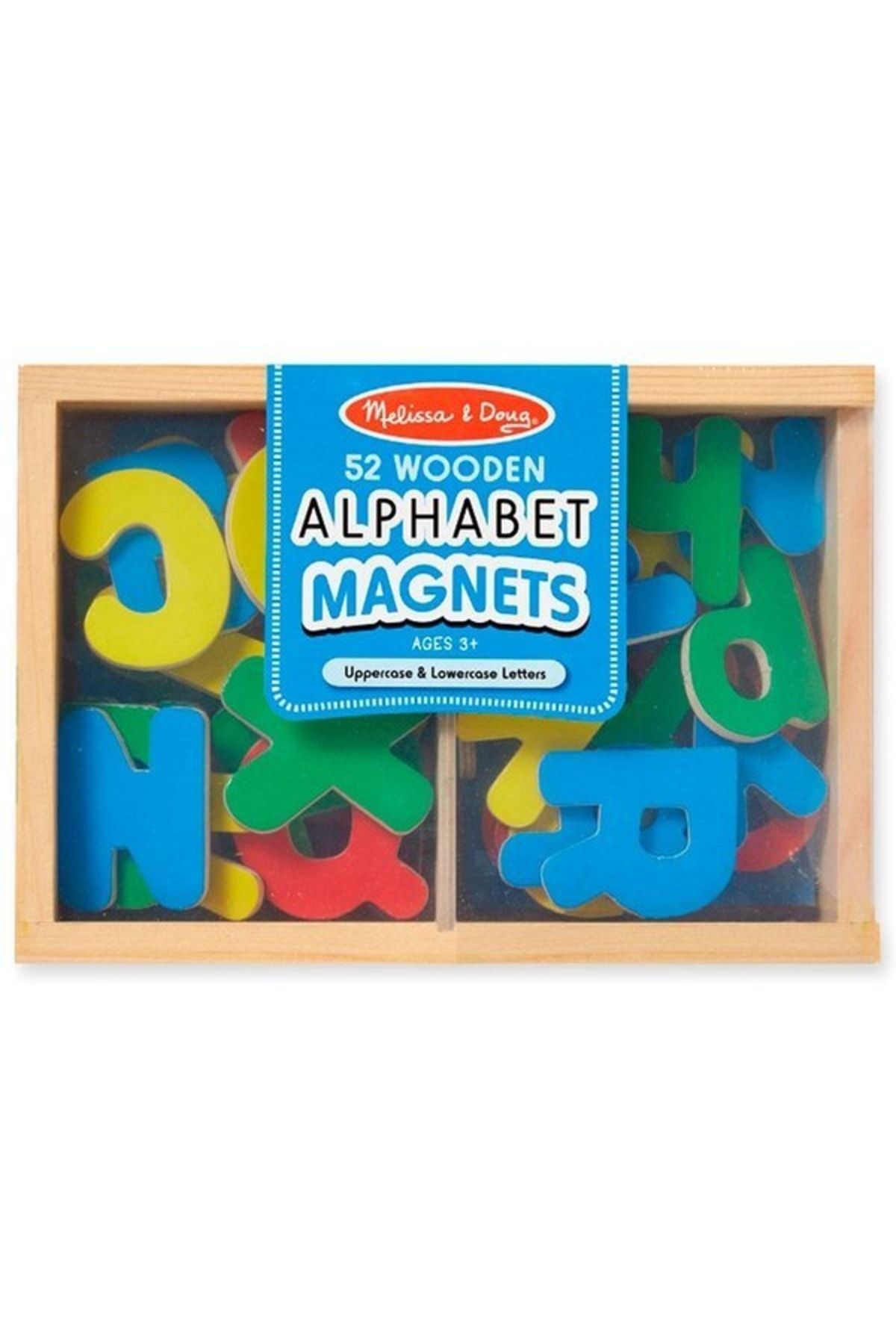 اسباب بازی های چوبی چند رنگ Melissa Doug M D. حروف magnetic Melissa & Doug