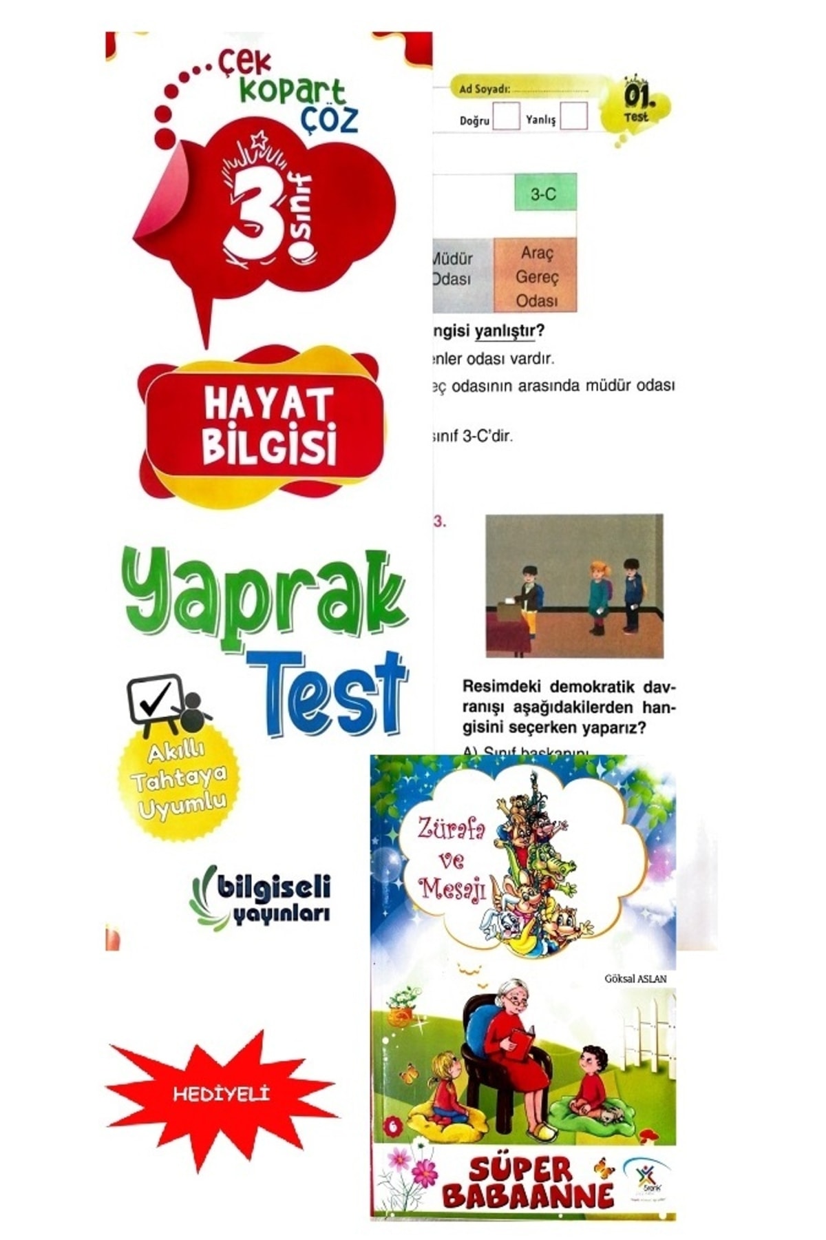 Bilgiseli Yayınları 3.sınıf Bilgiseli Hayat Bilgisi Yaprak Test