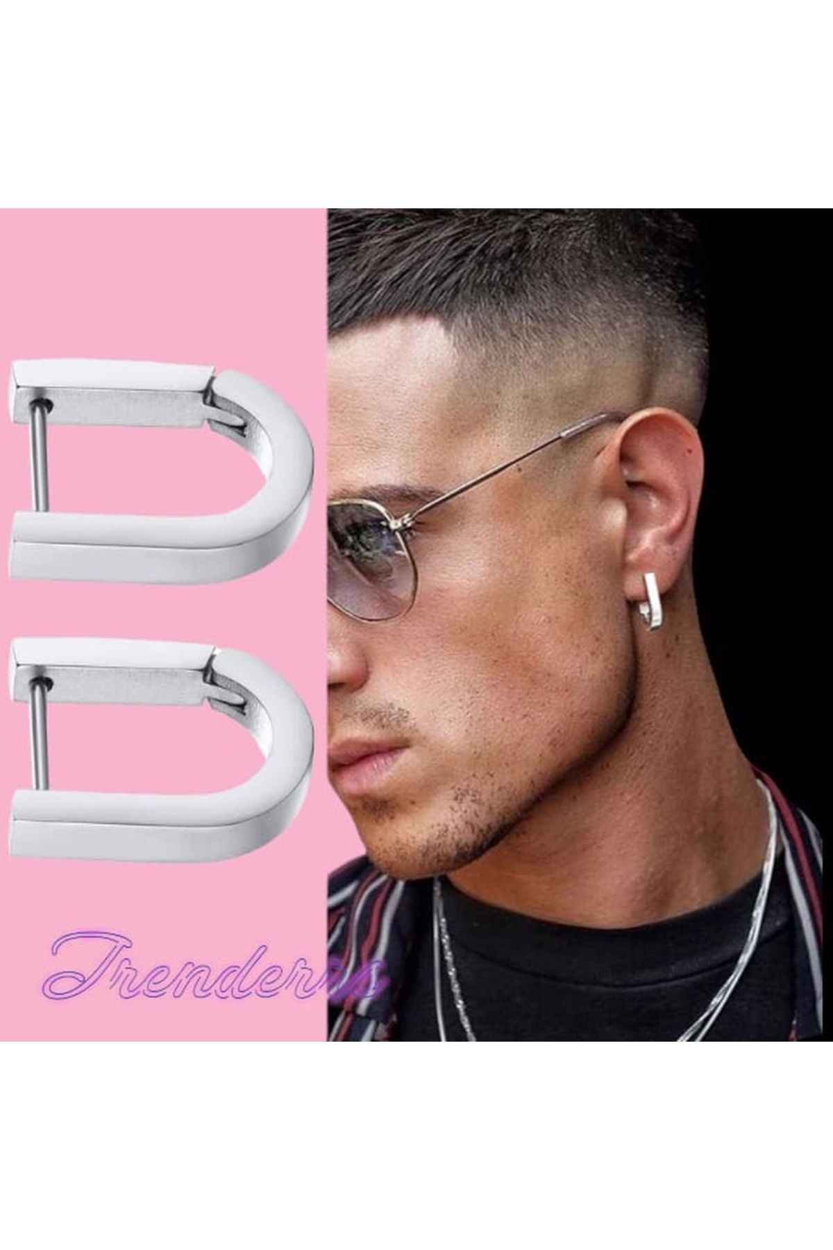 Trenderrs Unisex Hypoallergenic Gothic Punk Stainless Steel
