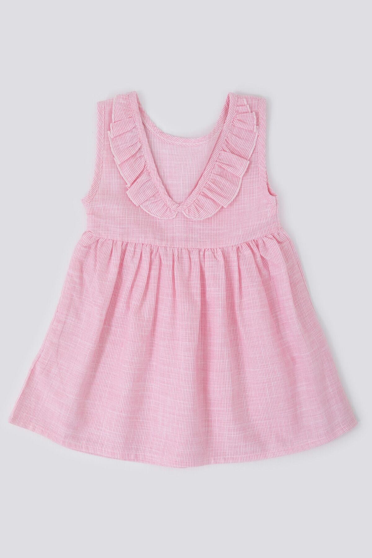 U.S. Polo Assn. KIZ BEBEK 2 Lİ ELBİSE TAKIM - Pembe fotoğrafı 4 (önizleme)