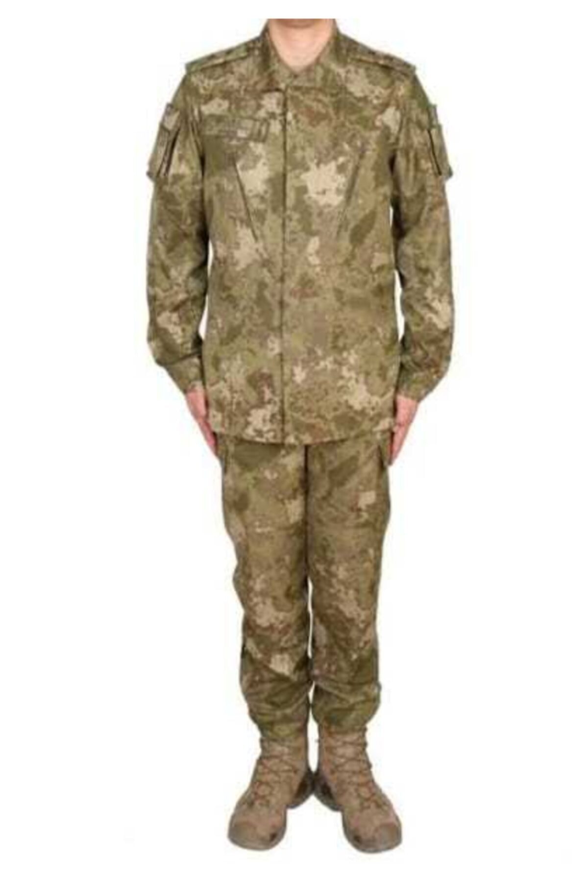 Silyon Askeri Giyim Yeni Tip Tsk Kamuflaj Takımı Pantolon Ve Gömlek Yeni Piyade Pantolon - Gömlek Takımı AN10639