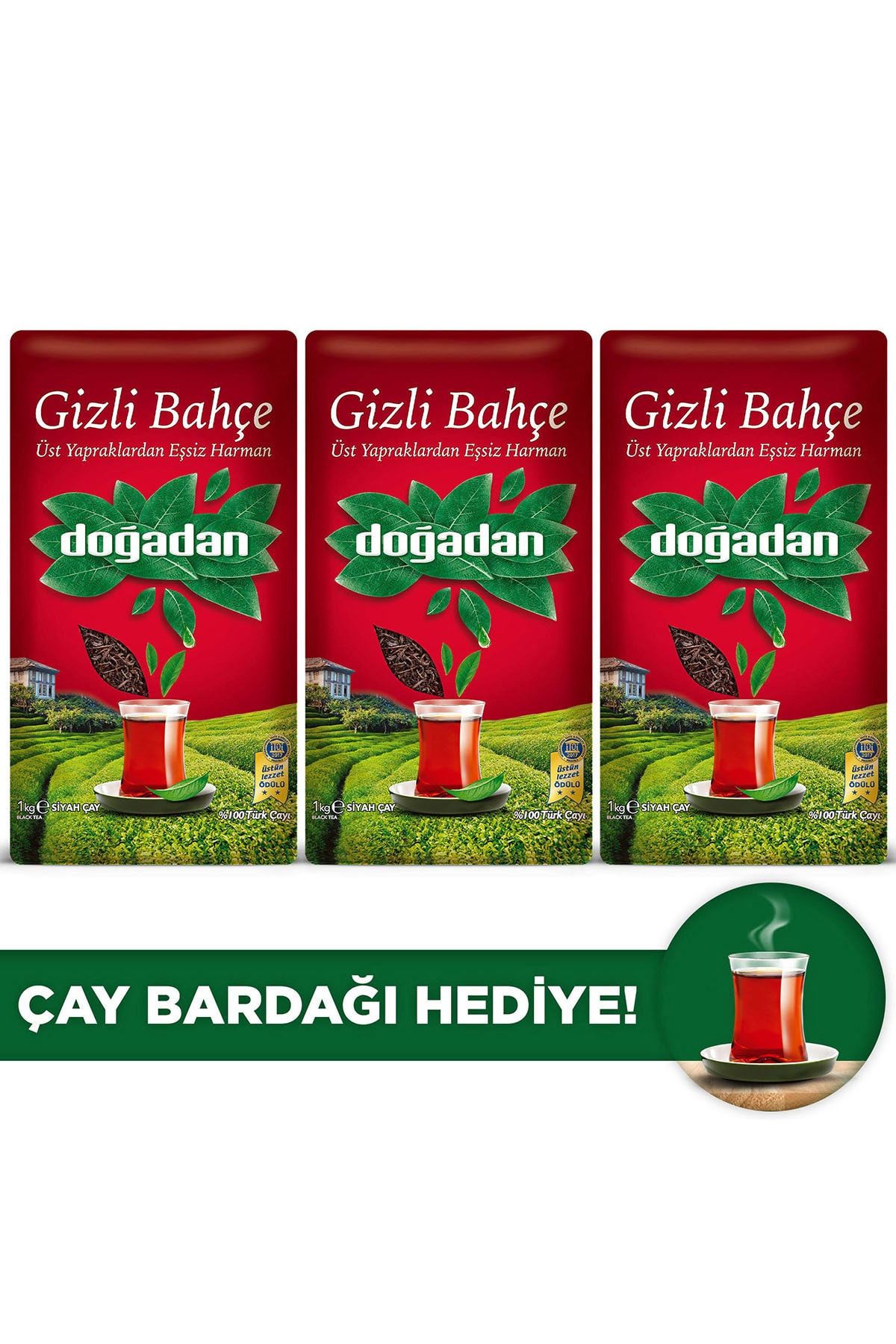 dogadan gizli bahce 1000 gr dokme siyah cay x3 faruk malhan tasarimi cay bardagi hediye fiyati yorumlari trendyol