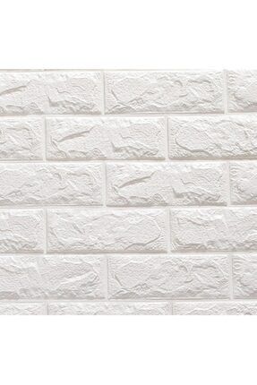 Kendinden Yapışkanlı Köpük Beyaz Tuğla Duvar Paneli 70x77x0,65cm FRW-01