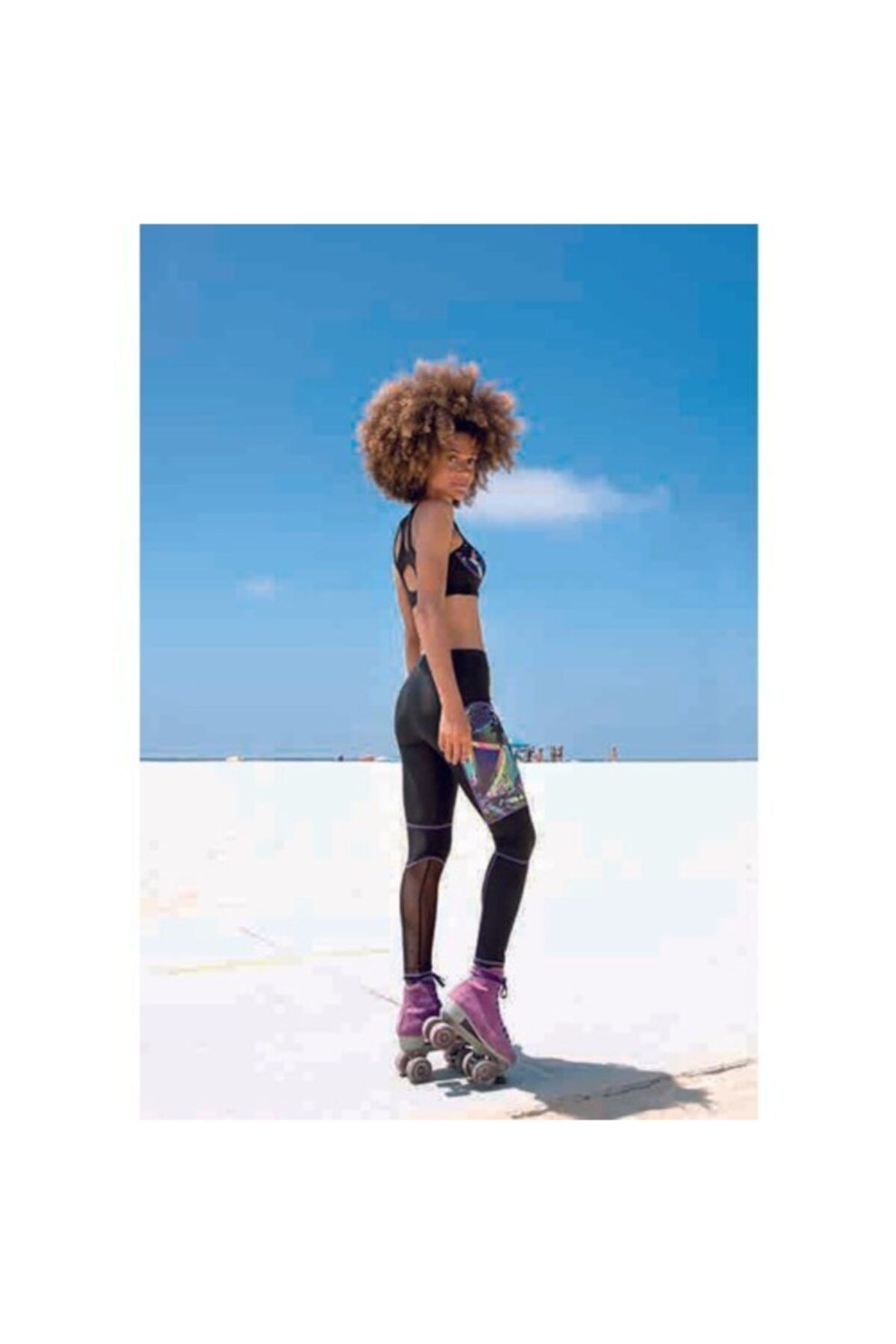 Yeni İnci Set De Jambiere Pentru Femei, Negru, Yoga, Fitness, Pilates, Alergare, Sport Femeie - M