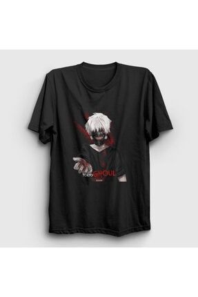 Unisex Siyah Hand Anime Tokyo Ghoul T-shirt 136590tt