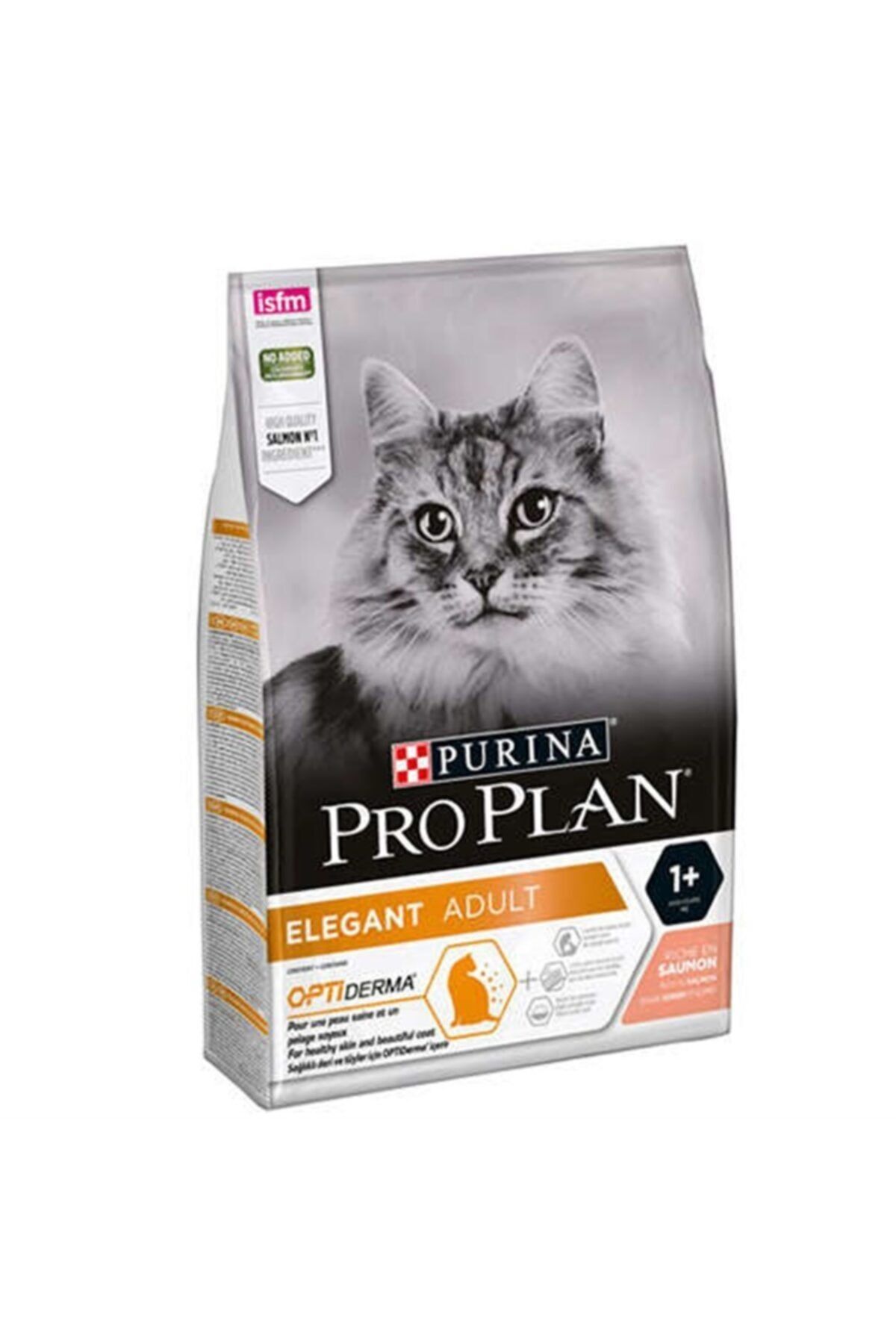 Proplan Pro Plan Elegant Opti Derma Somonlu Yetişkin Kedi Maması 3 Kg - Tüy Yumağı Kontrolü