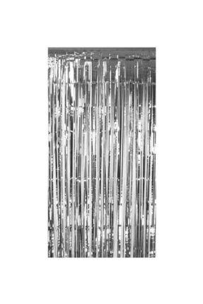 Metalize Kapı Perdesi Gümüş Renk 90x200cm PRD100-2