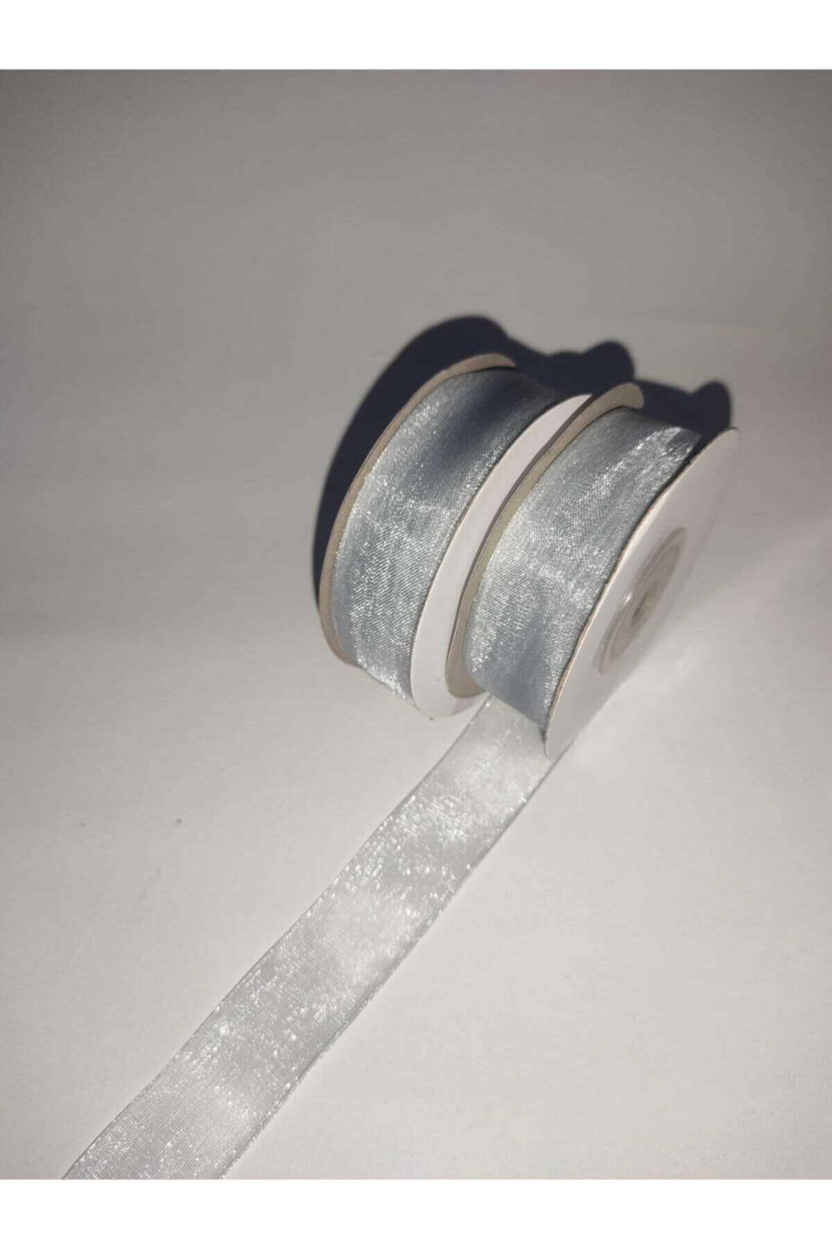 Organza Ribbon, Gray 2 Pieces 2 cm – Ribbon