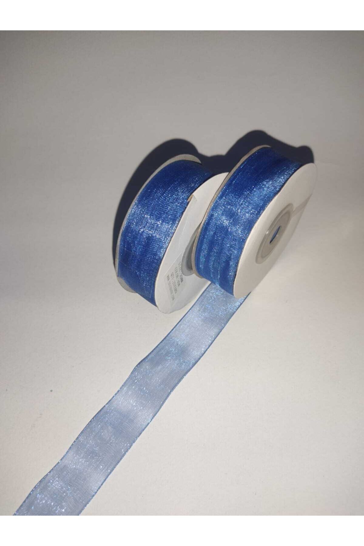 2 Cm Organza Ribbon, Blue-Ribbon