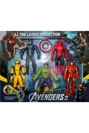 Avengers Işıklı 5 Süper Kahraman Kadrosu 0892-1 153053813