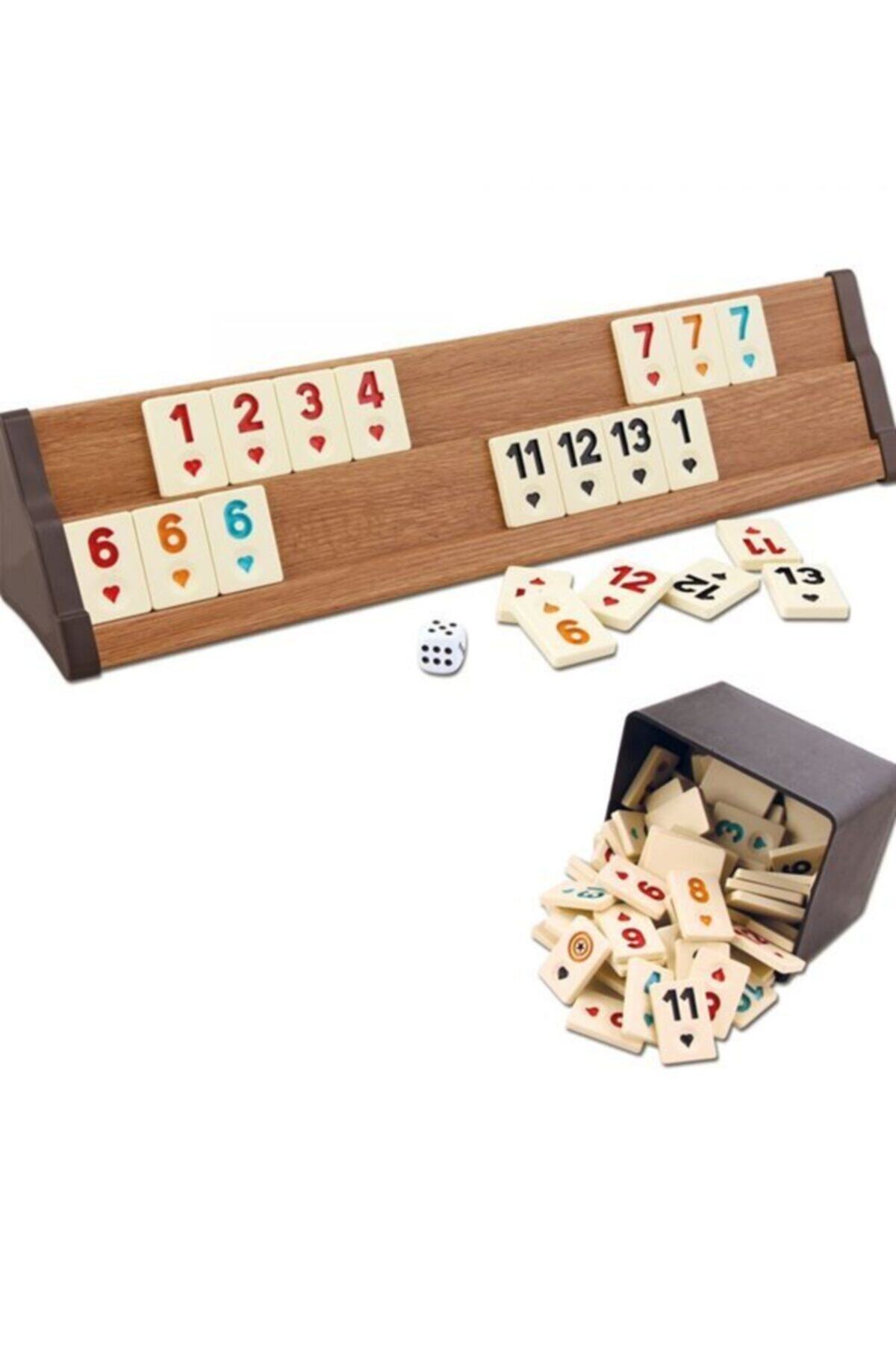 Kervan Ağaç Okey Takımı Büyük Boy