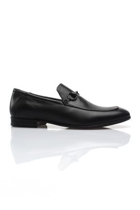 Siyah Hakiki Deri Erkek Ayakkabı EFSN12166