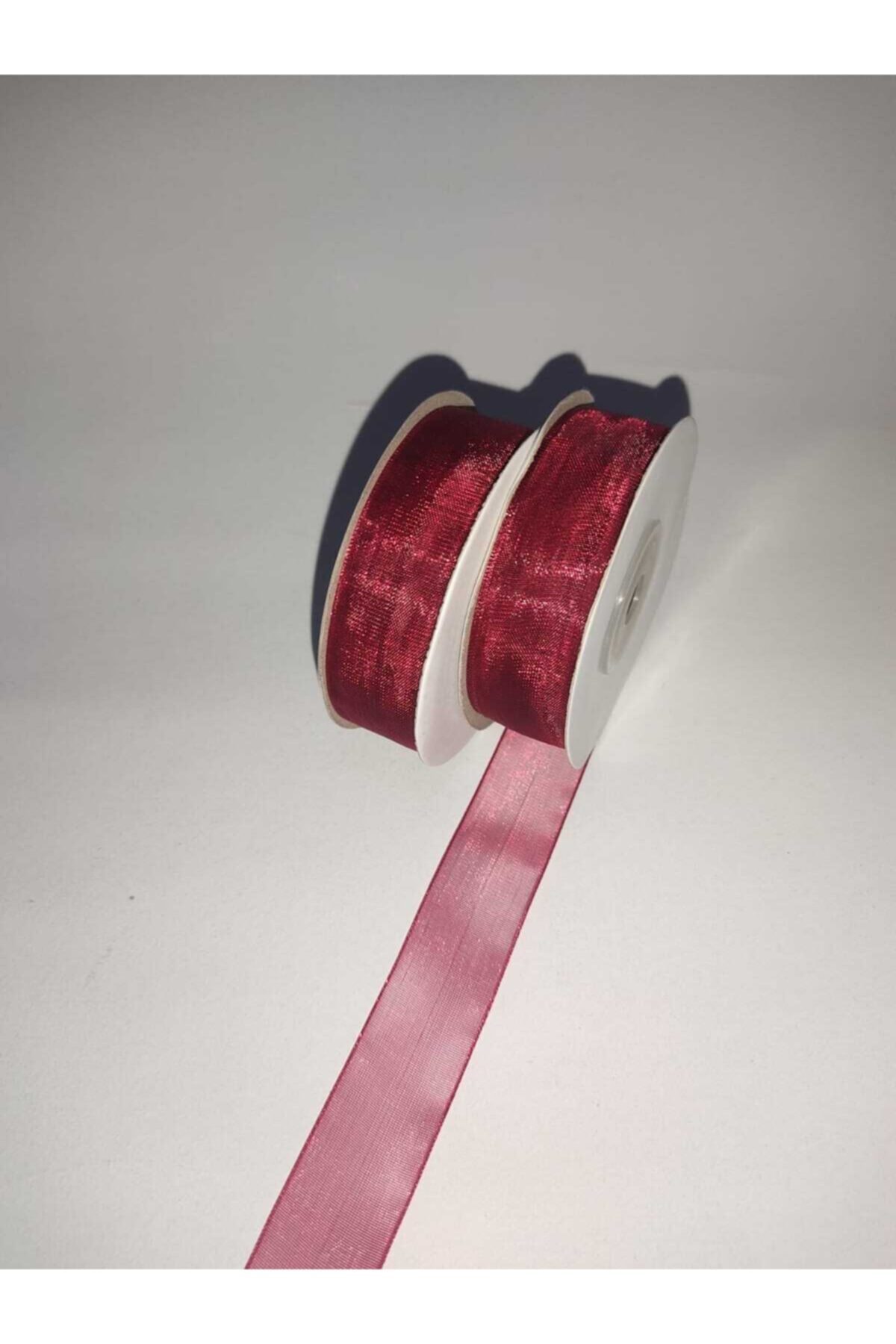2 Cm Organza Ribbon, Burgundy-Ribbon