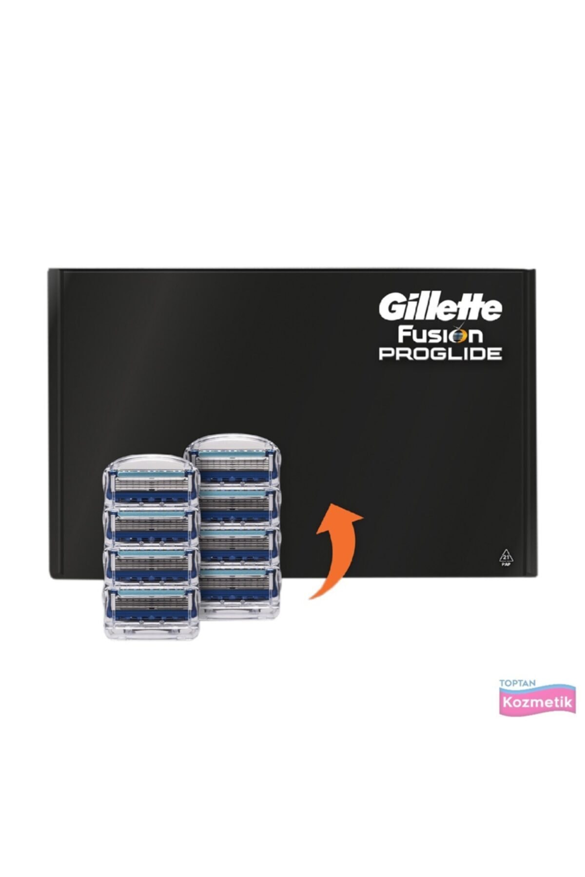 Gillette Fusion Proglide Yedek Tıraş Bıçağı 8'li Özel Karton Ambalaj