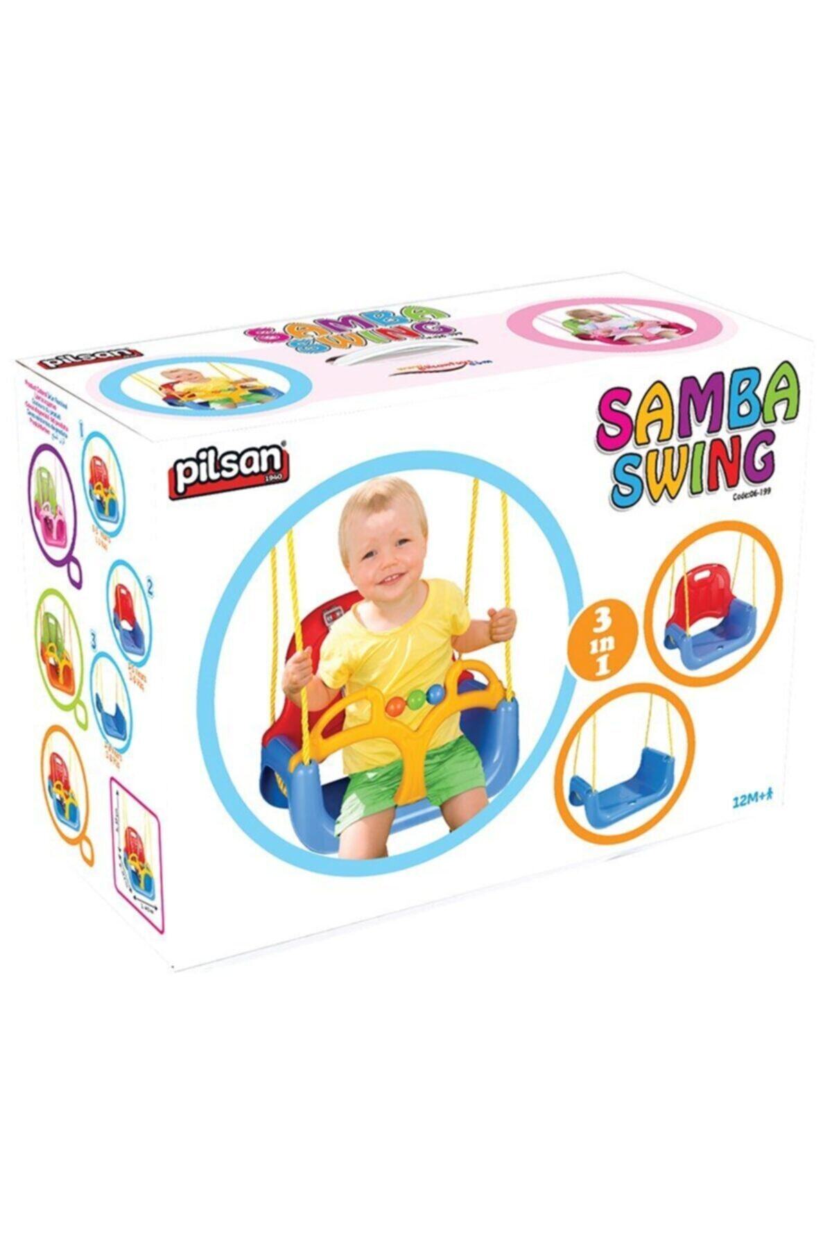 PİLSAN Samba Salıncak 3in1 Mavi-turuncu Renk Seçenekli Salıncak fotoğrafı 2 (önizleme)