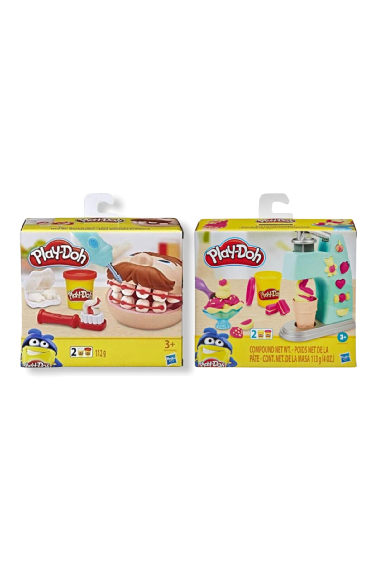 Play Doh Mini Dişçi Ve Mini Dondurmacı Seti 2 Li Set