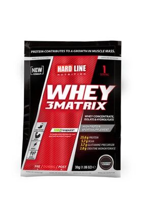 Whey 3matrix 30 gr Tek Kullanımlık Protein Tozu Çilek 8697448351737