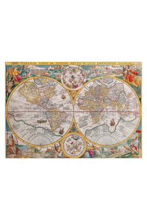 1500 Parçalıarçalı Puzzle Tarihi Harita-163816 RAV163816