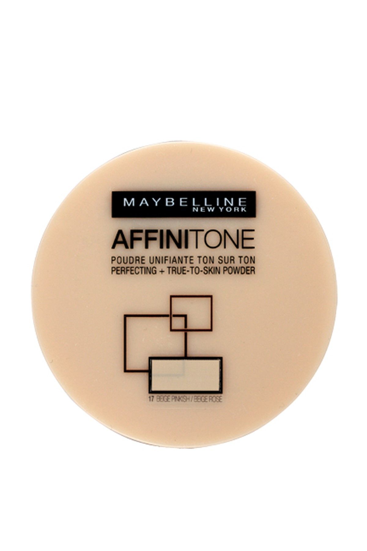 Maybelline New York پنکک و پودر آرایشی Affinitone Powder کاملا سبک و پوشش طبیعی شماره 17
