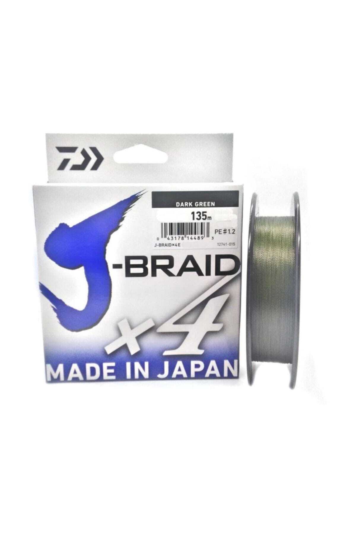 DAIWA J-Braid X4 Dark Green Olta Misinası 135Mt - Fiyatı, Yorumları