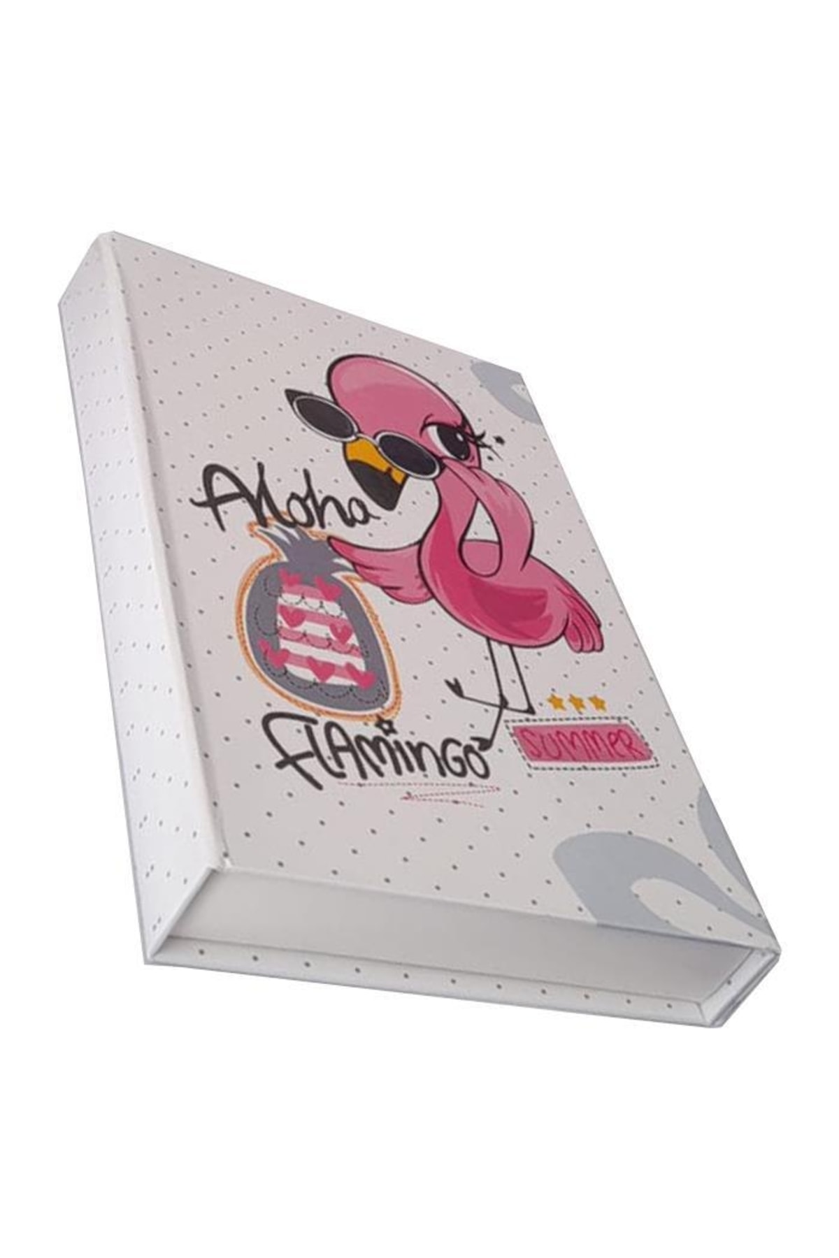 Artlantis Hatıra Defteri Kilitli Kız Modeli Günlük Defteri Flamingo Hediye Kutulu 100 Yaprak Çizgili 1 Adet