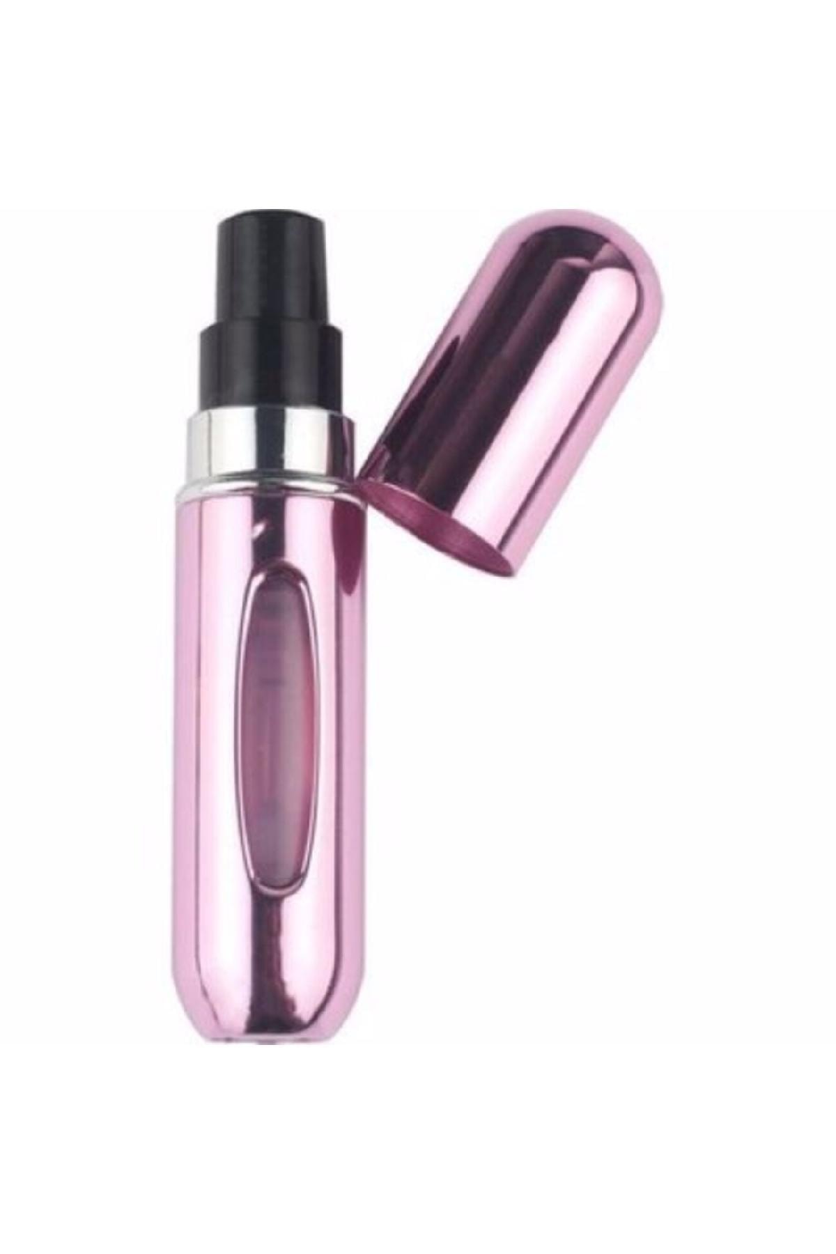 Lilya Home Pembe Doldurulabilir Mini Parfüm Şişesi