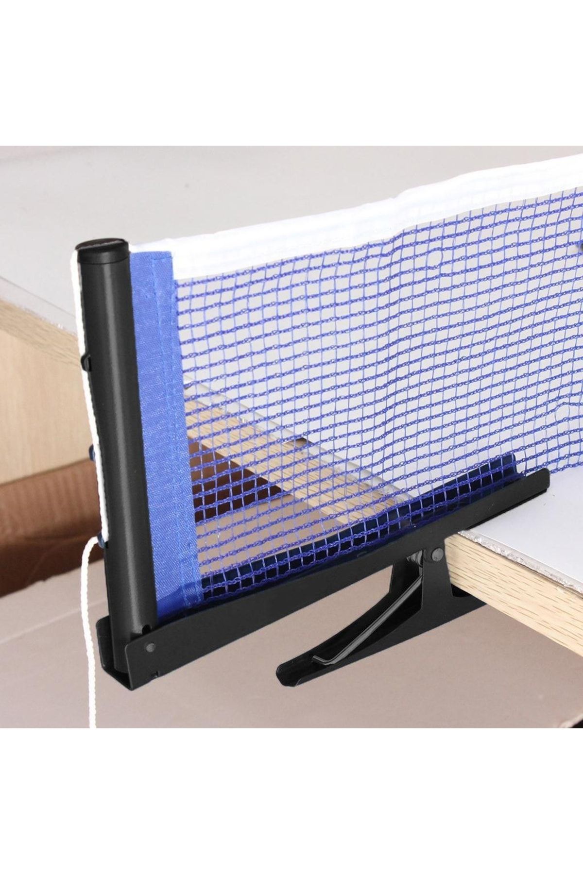 Telvesse-Table Tennis Net Racket Ball Set 6-Piece Ping Pong Table Net with Clamp Mechanism 4