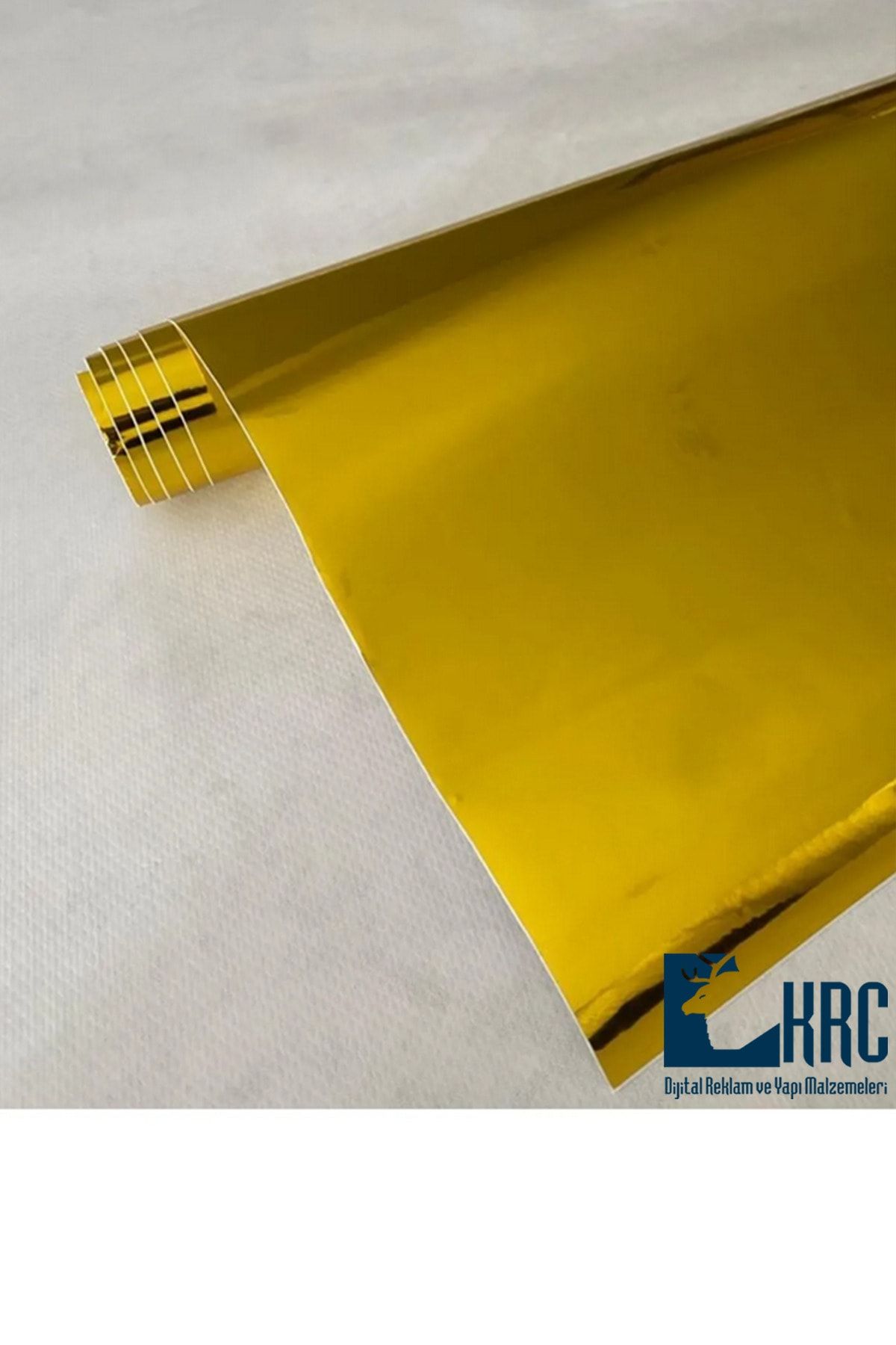 KRCDİJİTAL-Gold Nickel Plated - Gold Foil Adhesive Foil 122cm X 20cm 3