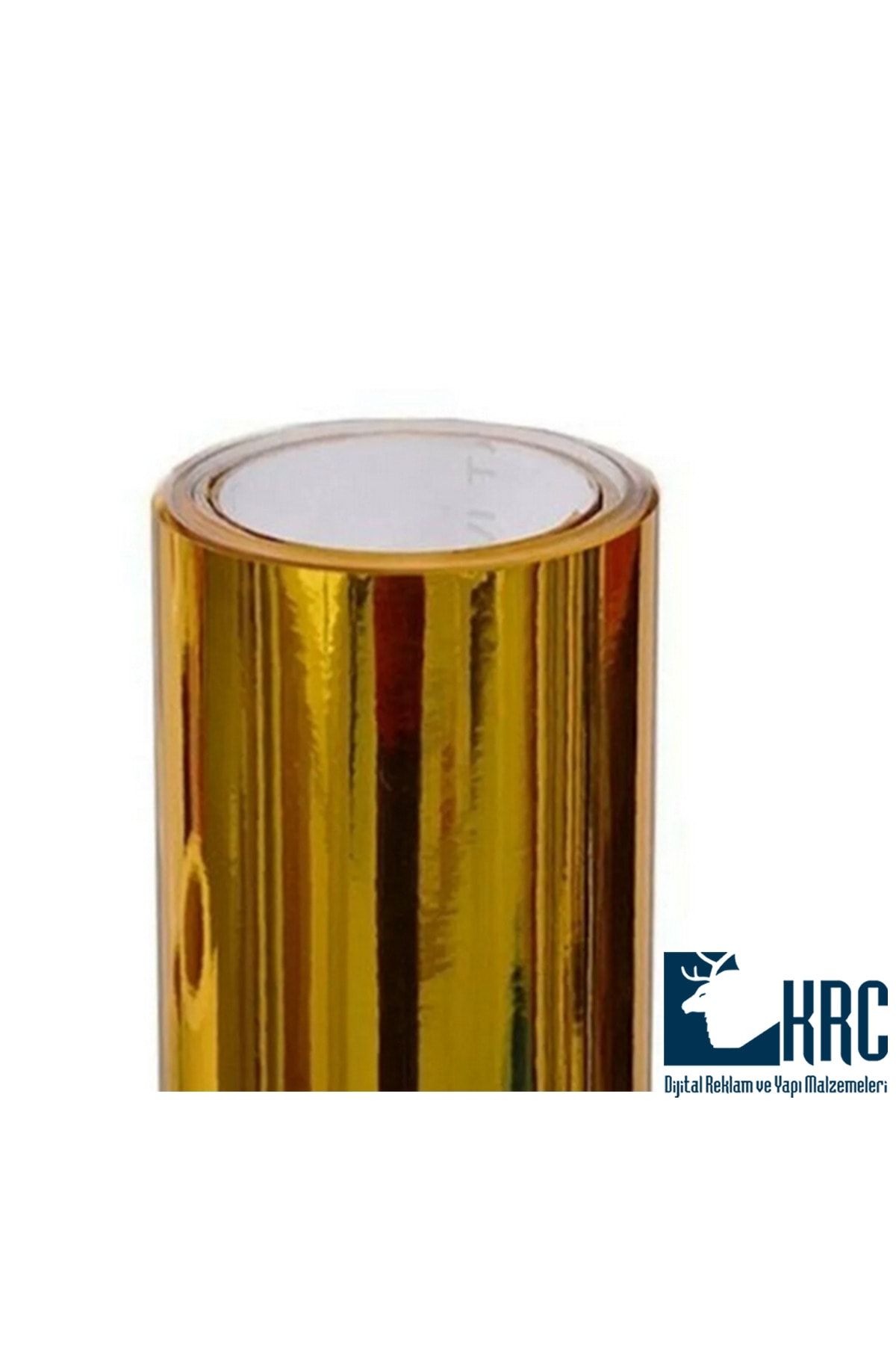 KRCDİJİTAL-Gold Nickel Plated - Gold Foil Adhesive Foil 122cm X 20cm 5