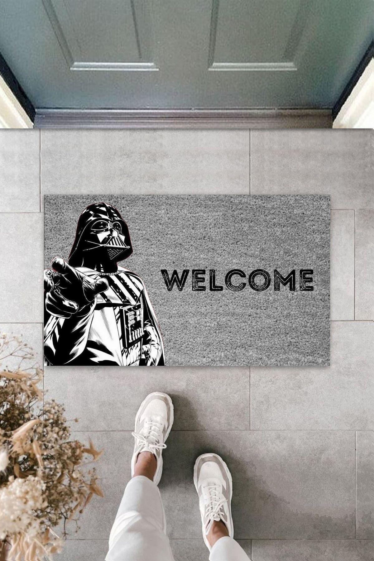 Dormot Home Modern Digital Print Gray Star Wars Darth Vader