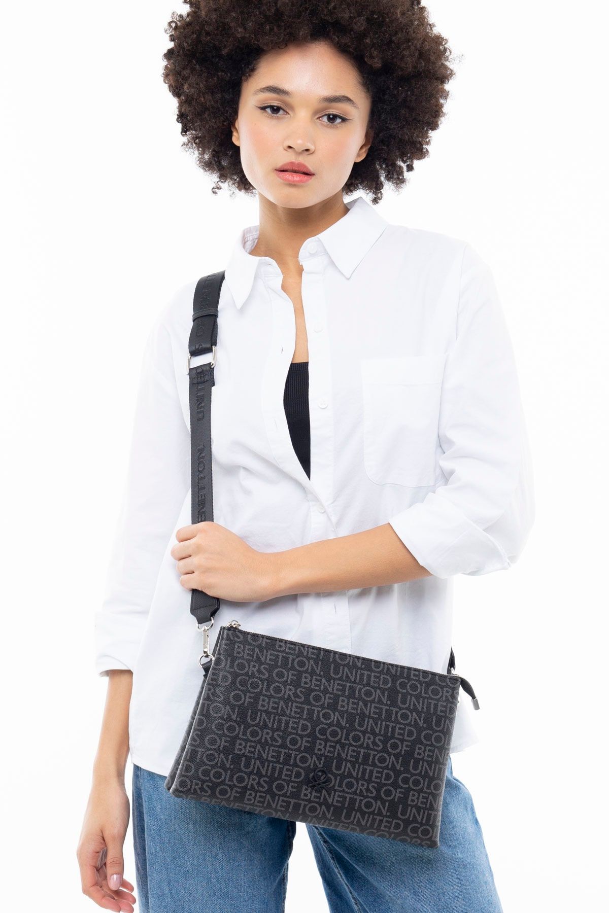 Benetton messenger shop bag