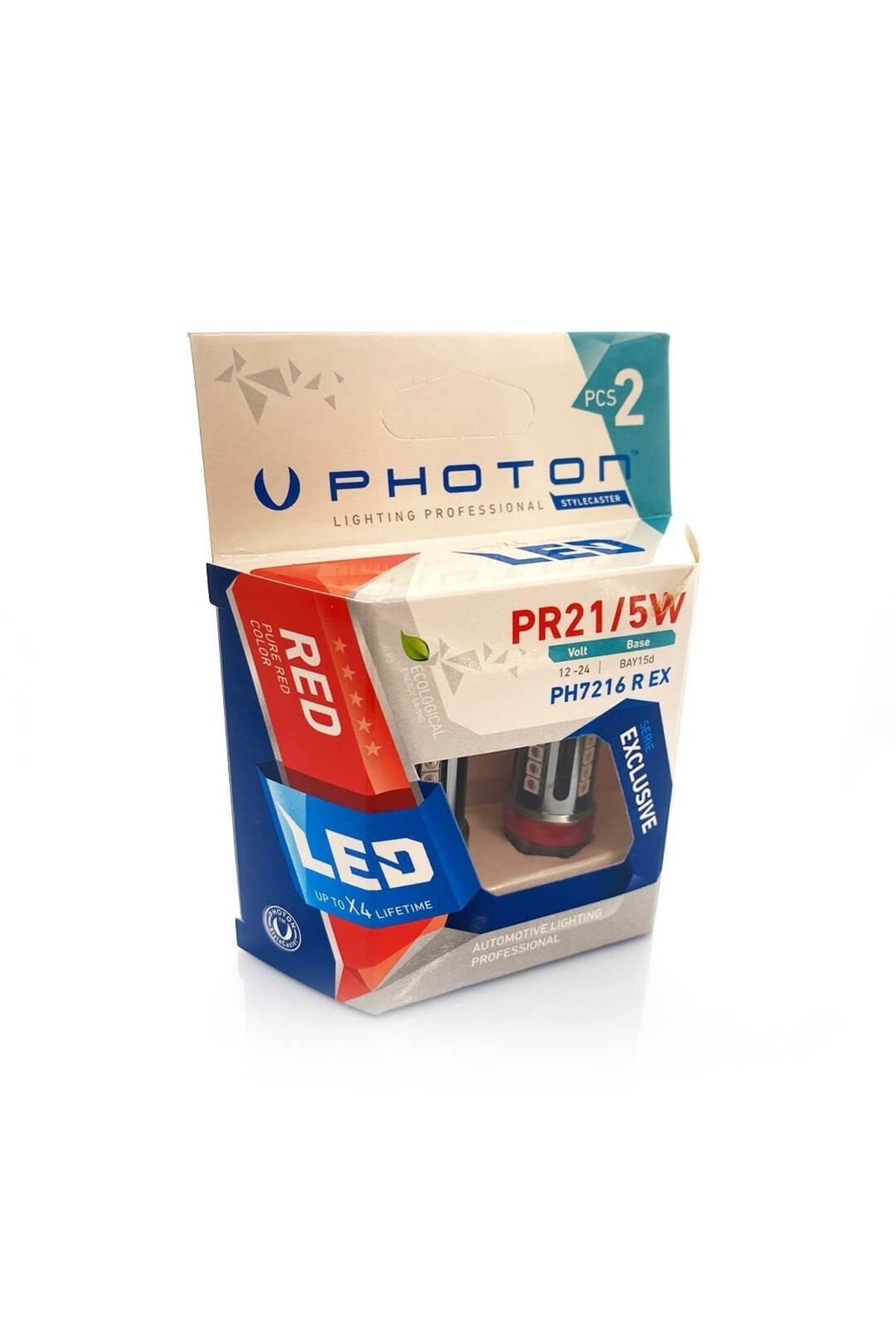 Photon P21/5w Red (kırmızı) Exclusive Serisi Ph7216 R Ex Çift Duy 1016 ...