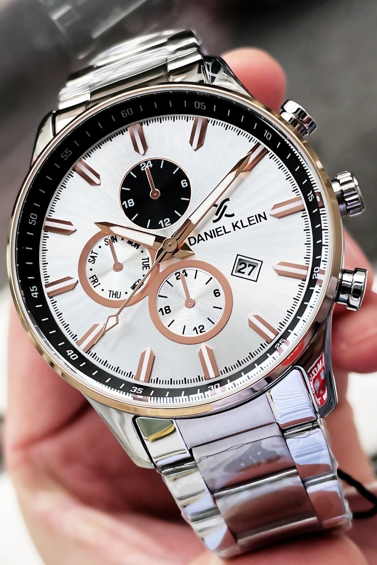 Daniel klein discount chronograph settings