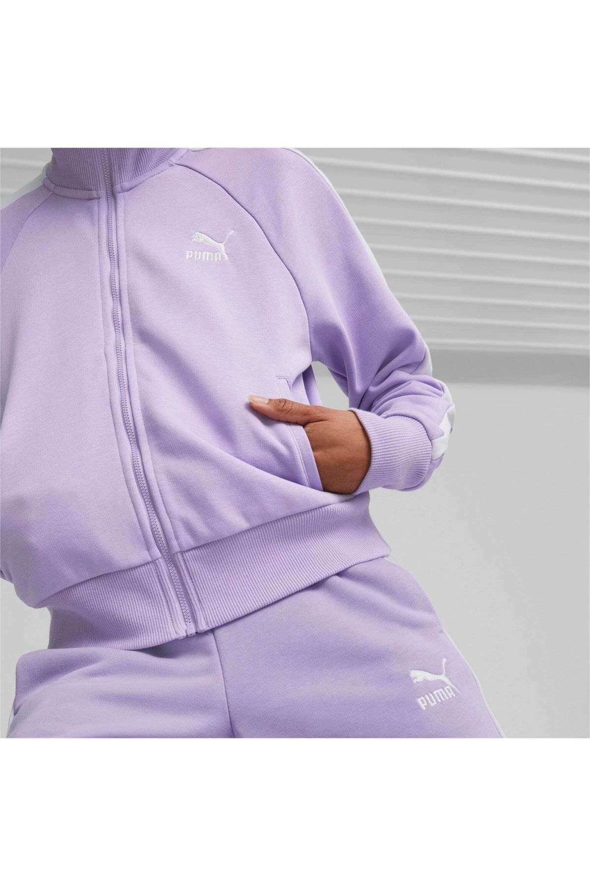 Purple puma tracksuit discount