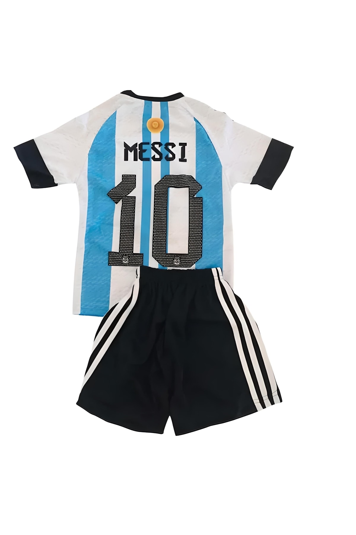 Seka Alışveriş Arjantin Dünya Kupası Messi Çoçuk Forması 3'lü Set (forma,şort Ve Çorap)