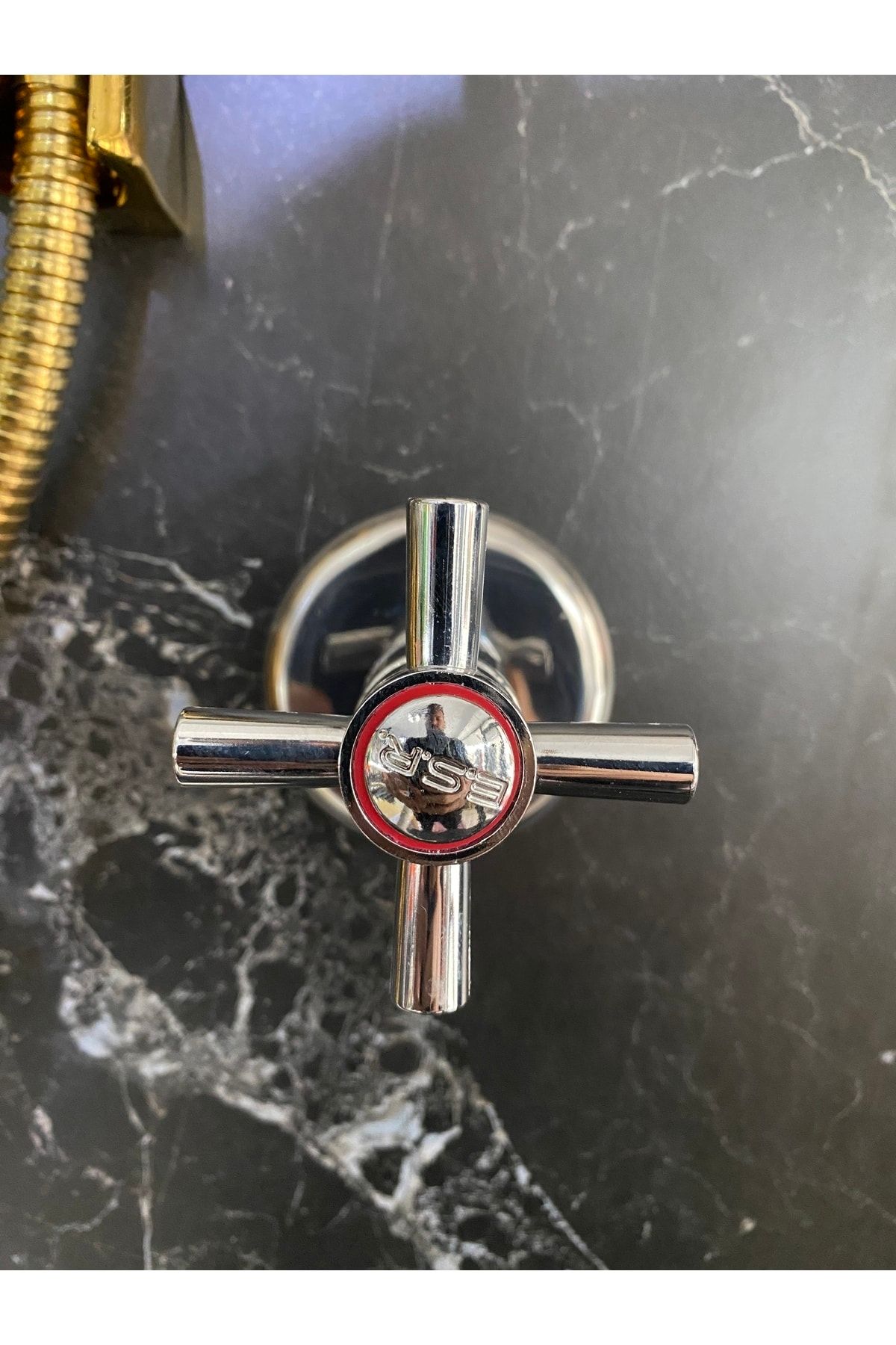 İSAOĞLU YAPI-Taharat Faucet Intermediate Faucet Toilet Faucet Brass Material Large Nozzle Open Close System 2