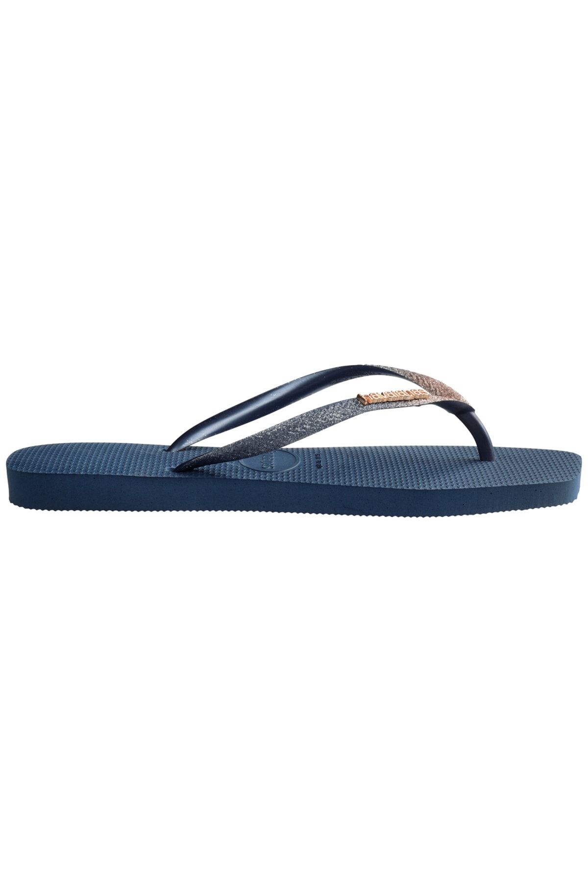 دمپایی آبی زنانه توده. مربع Blue Havaianas