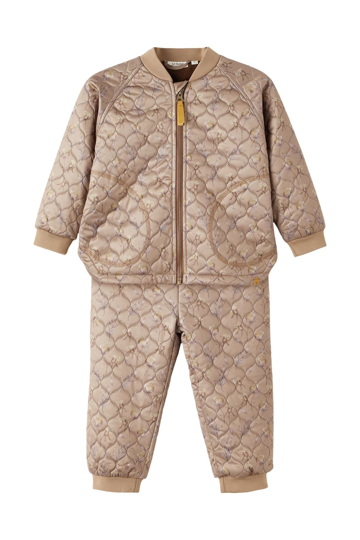 Lil' Atelier Zweiteiler Beige Regular Fit Fast ausverkauft