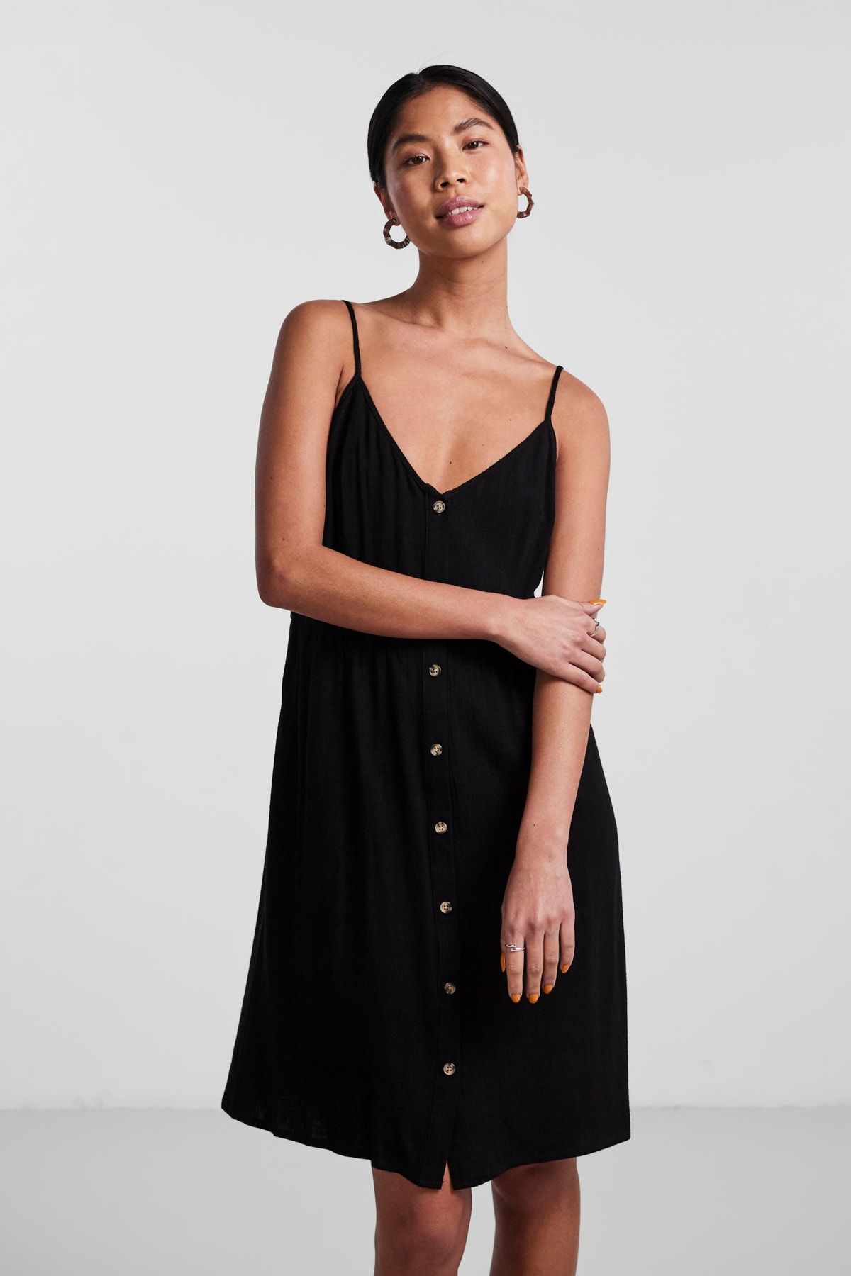 PIECES Kleid Schwarz Basic Fast ausverkauft