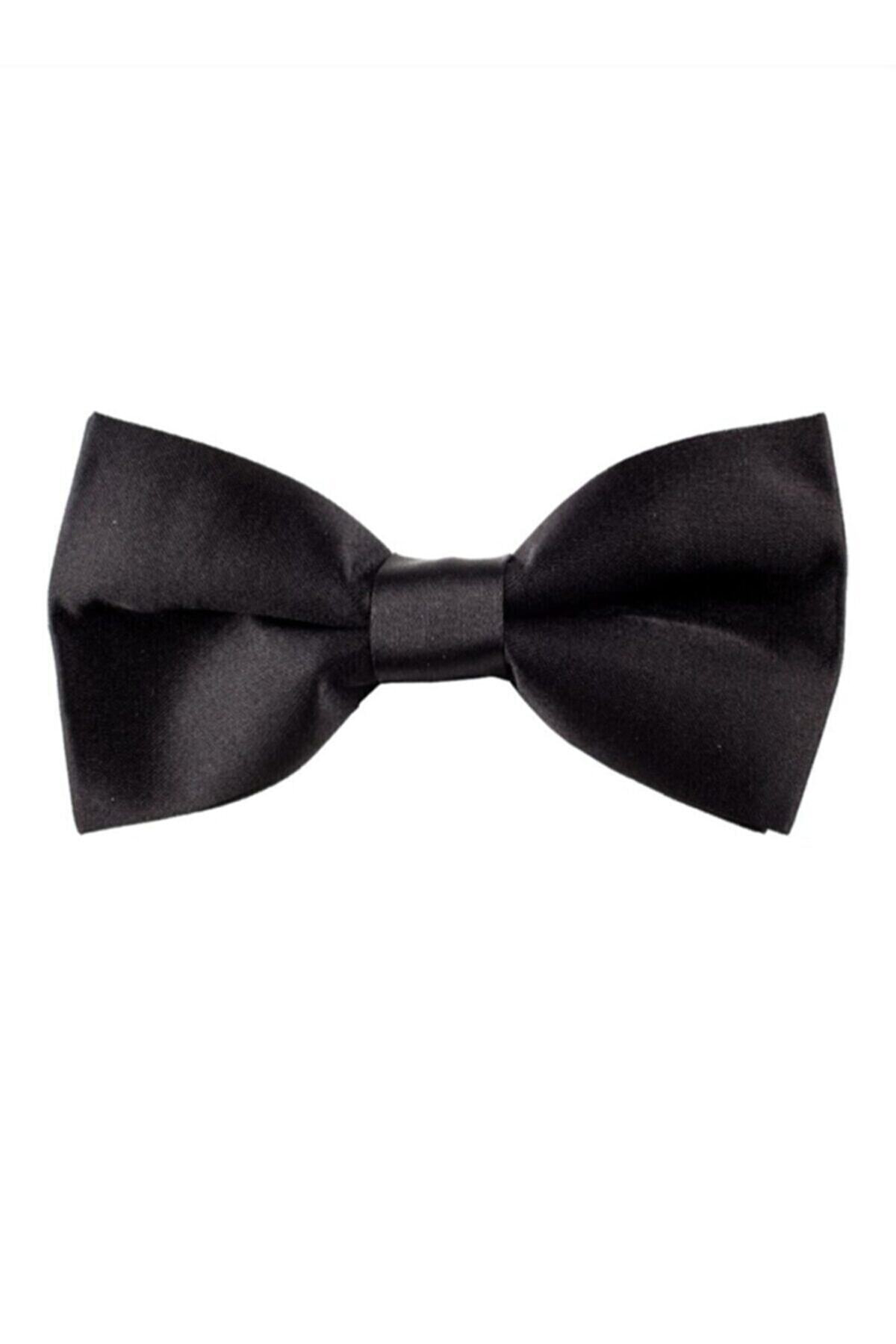 Genel Markalar Siyah Unısex Çocuk Lastikli Papyon