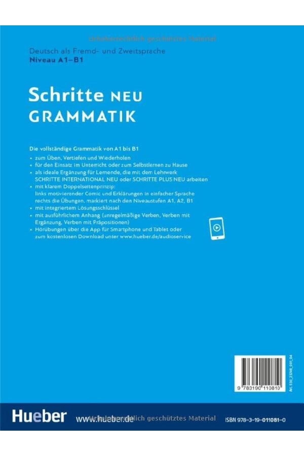 Hueber Grammatik A1 B1 Pdf Hueber Yayınları Schritte Neu Grammatik A1-b1 - Fiyatı, Yorumları