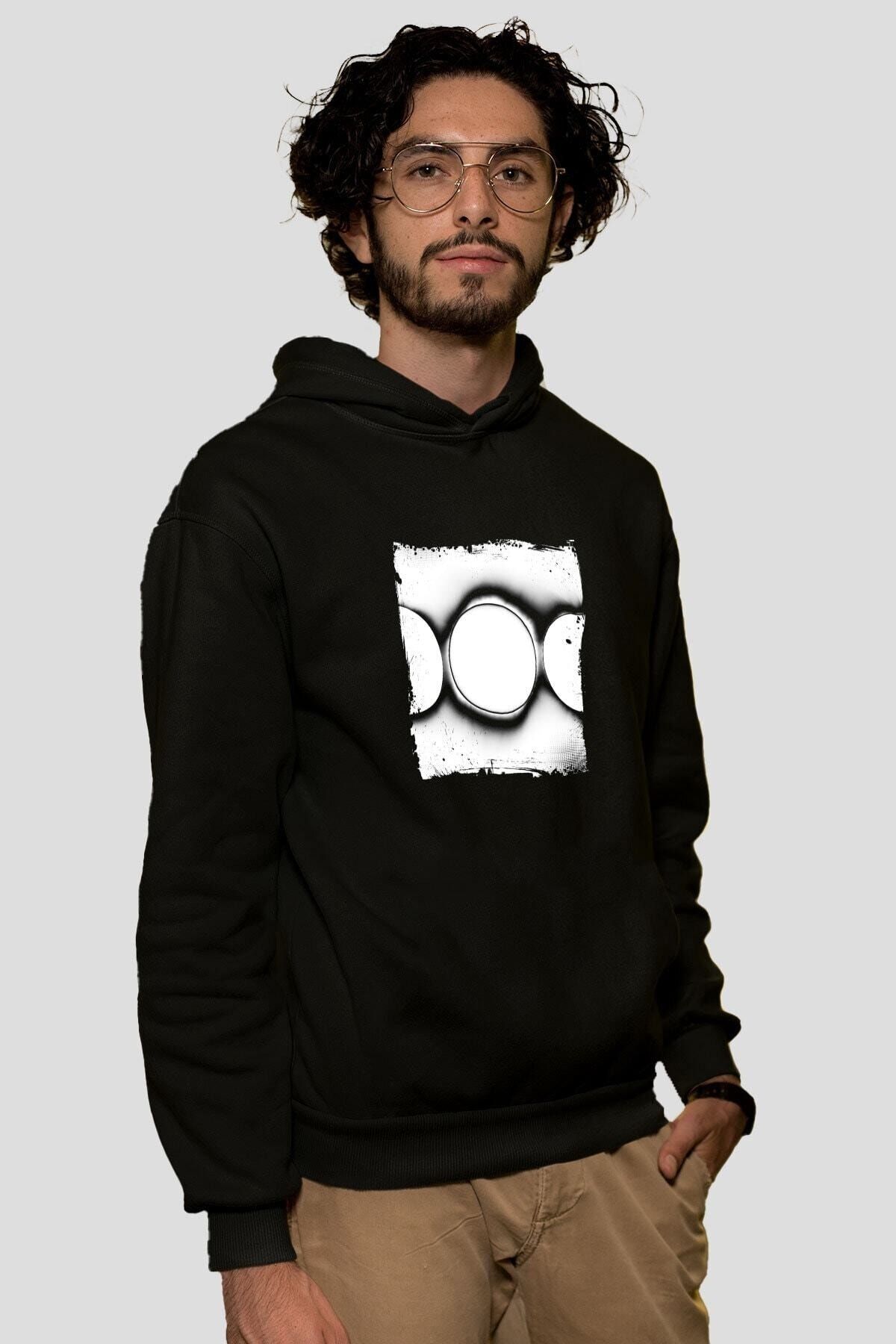 Resiliente-Swedish House Mafia Printed Unisex Black Hoodie 3