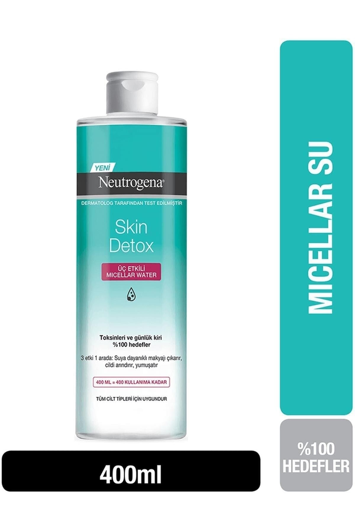Neutrogena Orjinals Skin Detox 3 Etkili Micellar Water 400 Ml