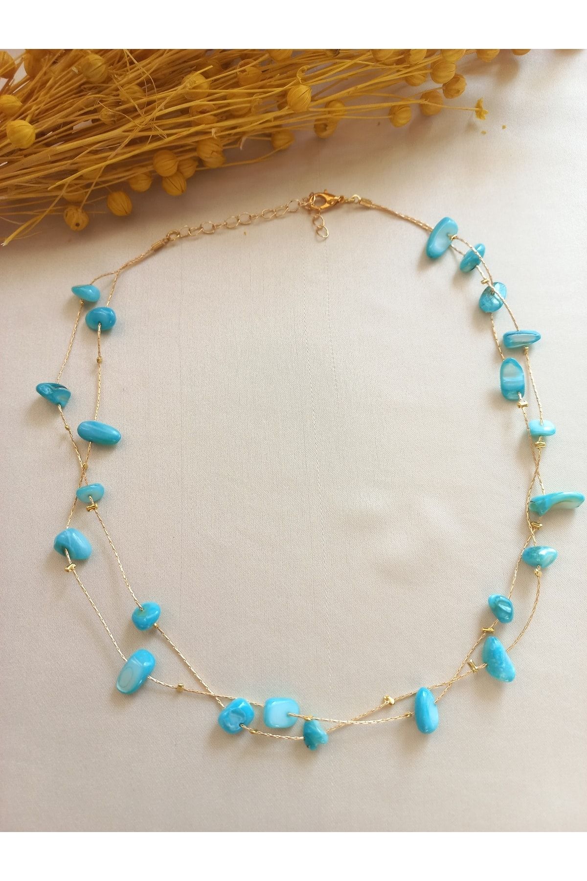 Turquoise hotsell gold necklace