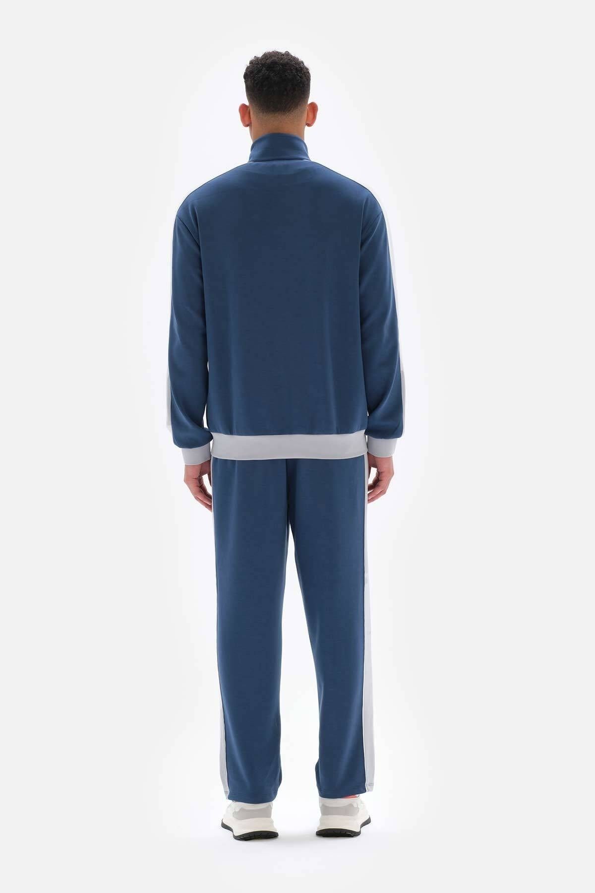 Dagi-Dunkel Indigo Herrenjacke mit Reißverschluss Cupro 2