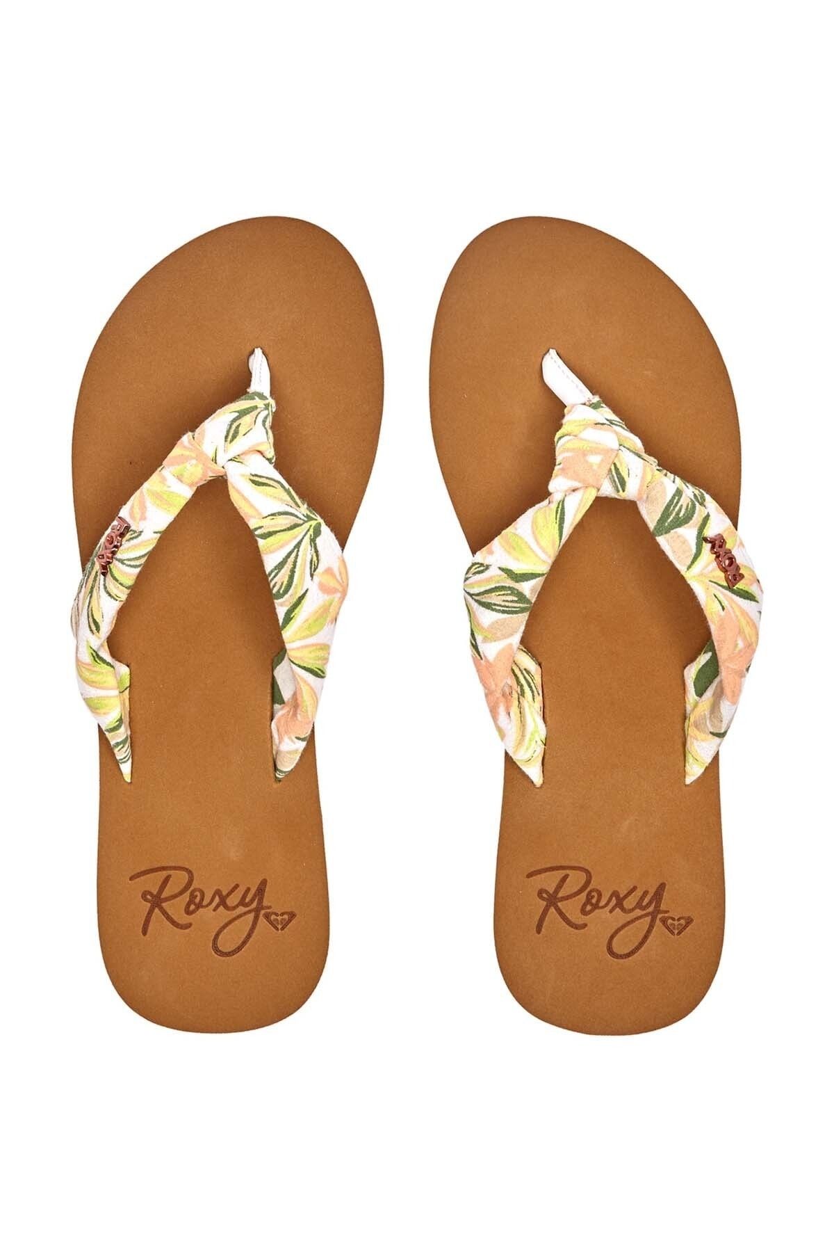 Roxy Sandals - White - Flat - Trendyol